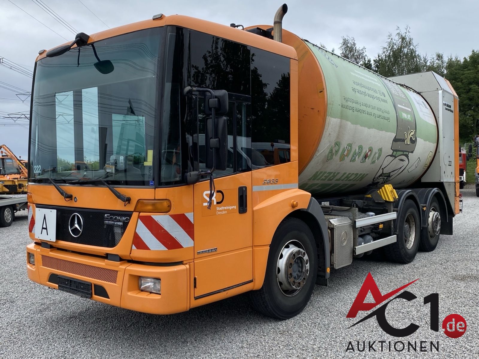 MB Econic 2633 L Müllwagen 6x2 FAUN Rotopress 520L